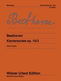 Beethoven: Piano Sonata D Major Opus 10 No 3 published by Wiener Urtext